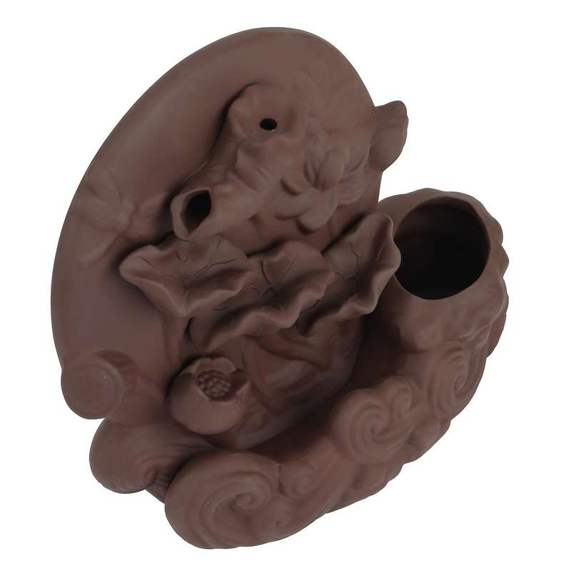 Burner Incense,burner Ceramic Flowing Water Back Incense Burner