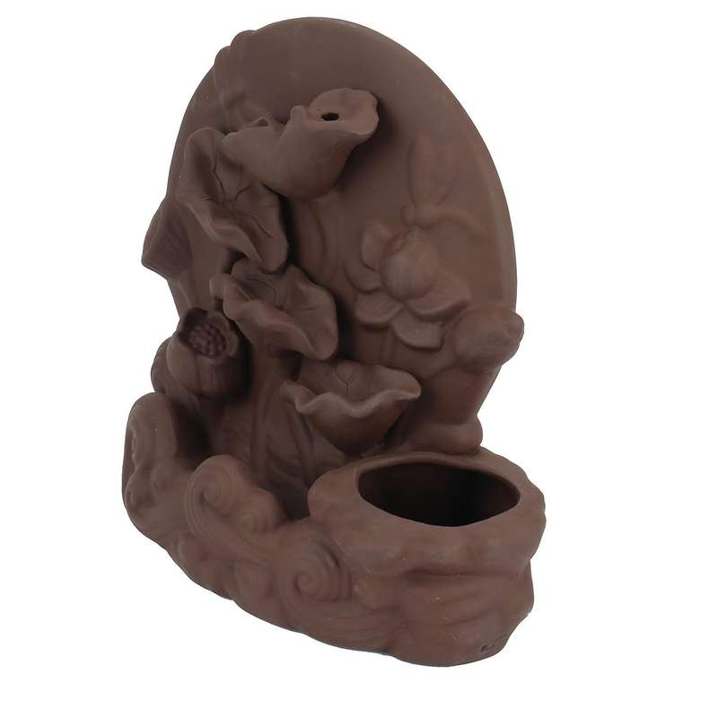 Burner Incense,burner Ceramic Flowing Water Back Incense Burner