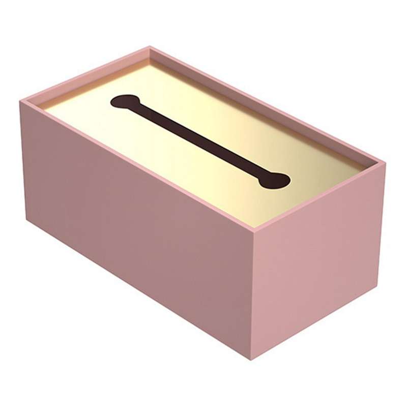 Home Tableware Light Luxury Wrought Metal Iron Retro Tissue Box D
