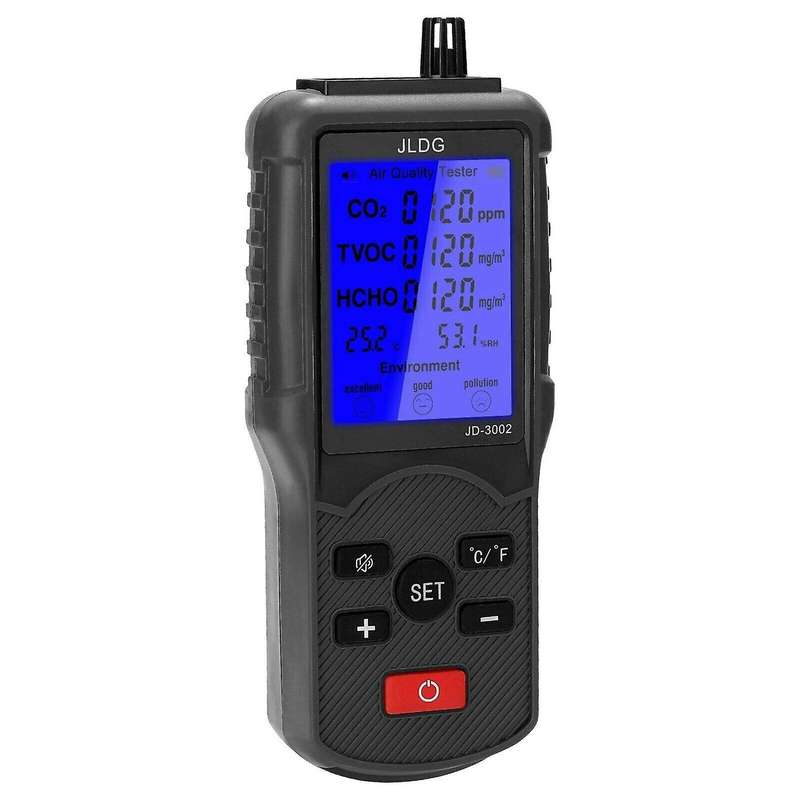 Jldg Multifunctional Air Quality Tester Co2 Tvoc Meter Temperature