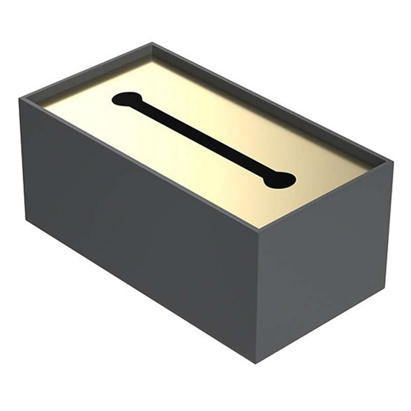 Home Tableware Light Luxury Wrought Metal Iron Retro Tissue Box A