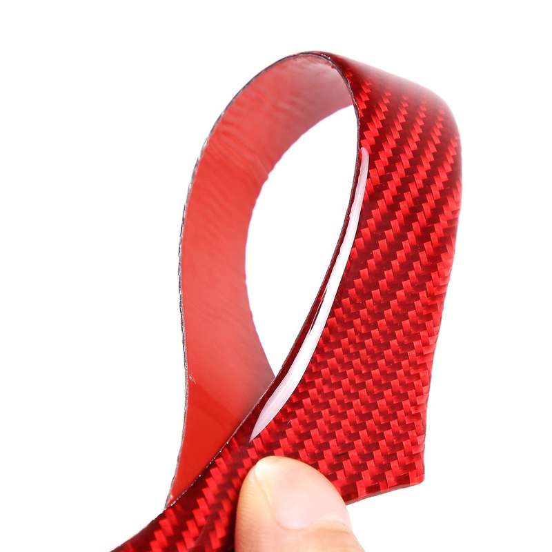 Car Central Control Gear Shift Panel Cover Trim Red