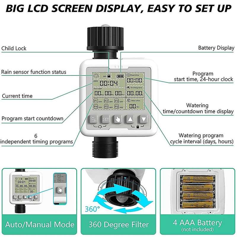 Rain Sensor Watering Controller System Watering Device 6 Eu Type