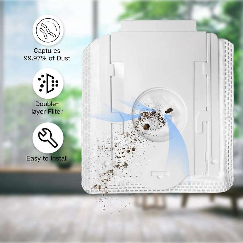 12pc Dust Bags for Samsung Vca-adb90 70+ 75+ 90 Series Cordless Stick