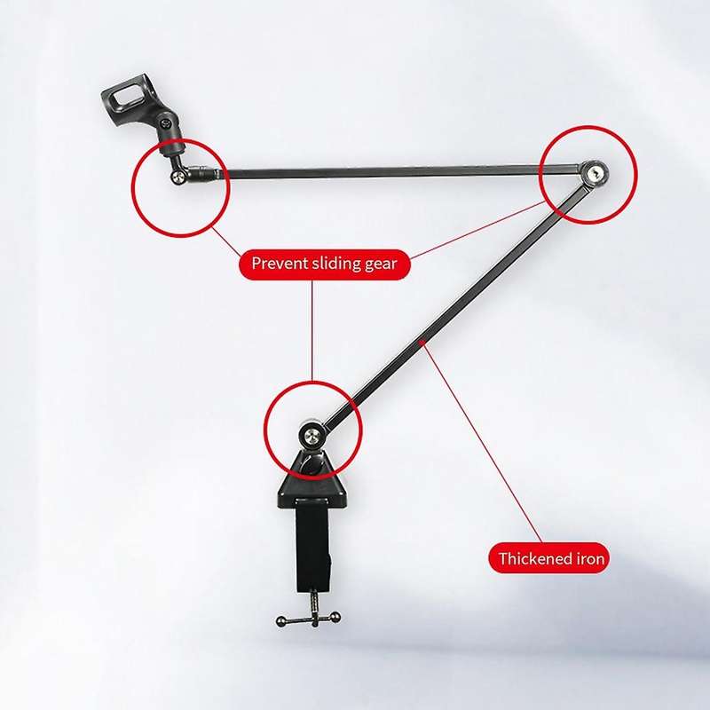 Heavy Duty Nb35 Adjustable Suspension Arm Mic Stand for Voice Record