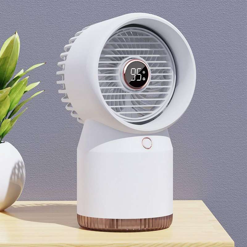 Mini Air Conditioner Air Cooler Fan Usb Refrigeration Fan Blue