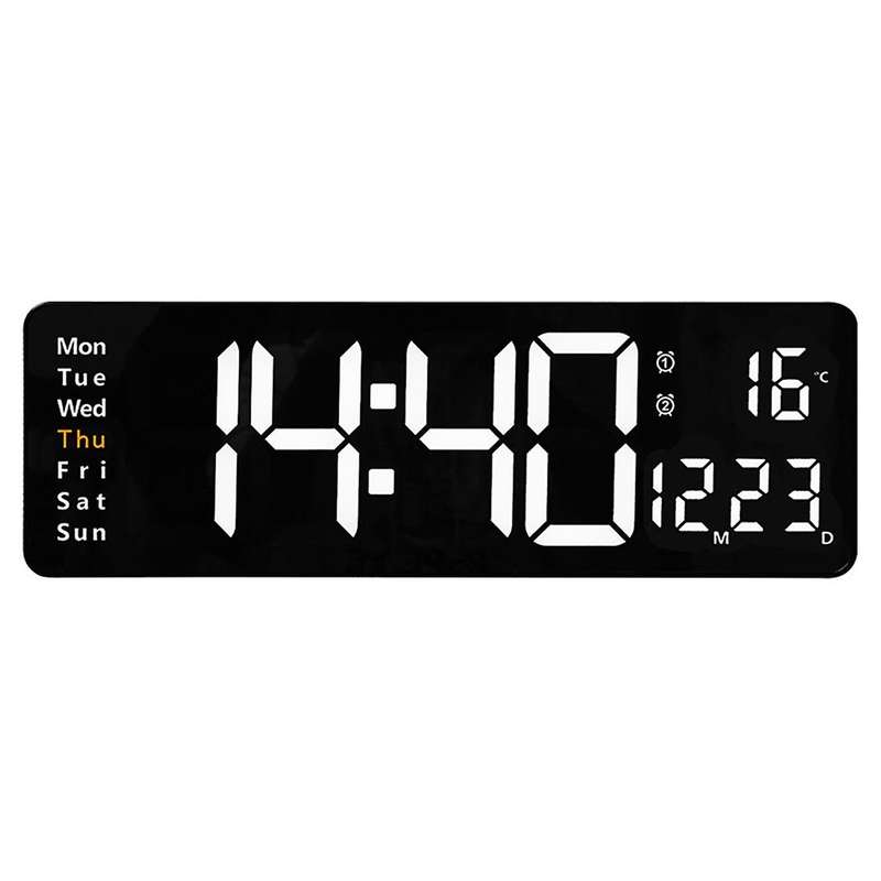 Clock Hanging Watch Intelligent Digital with Remote Control D