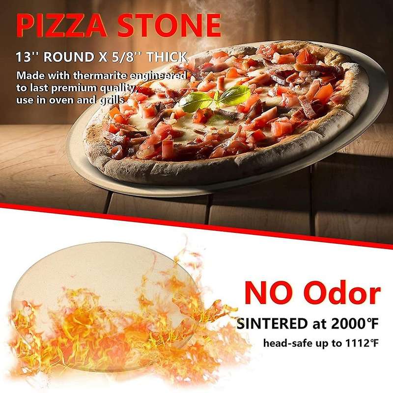 Pizza Stone Set-13 Pizza Stone for Grill and Oven Pizza Peel Set