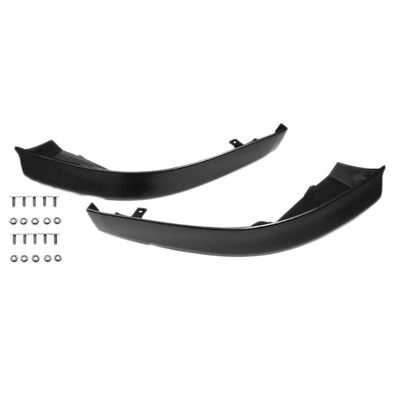 2pcs Car Spoiler Body Kit Black for Mitsubishi Lancer 2008-2015