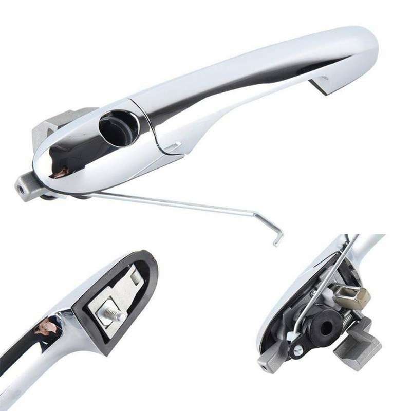 Passenger Left &drivers Right Side Outer Door Handle with Chrome