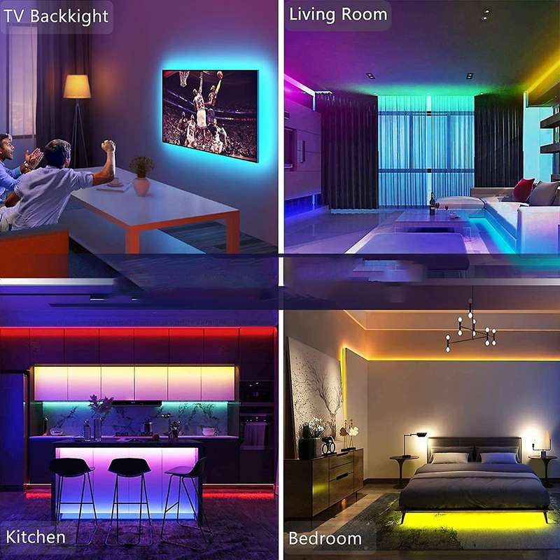 32.8ft Led Strips Lights for Room Home Decoration with Uk Plug