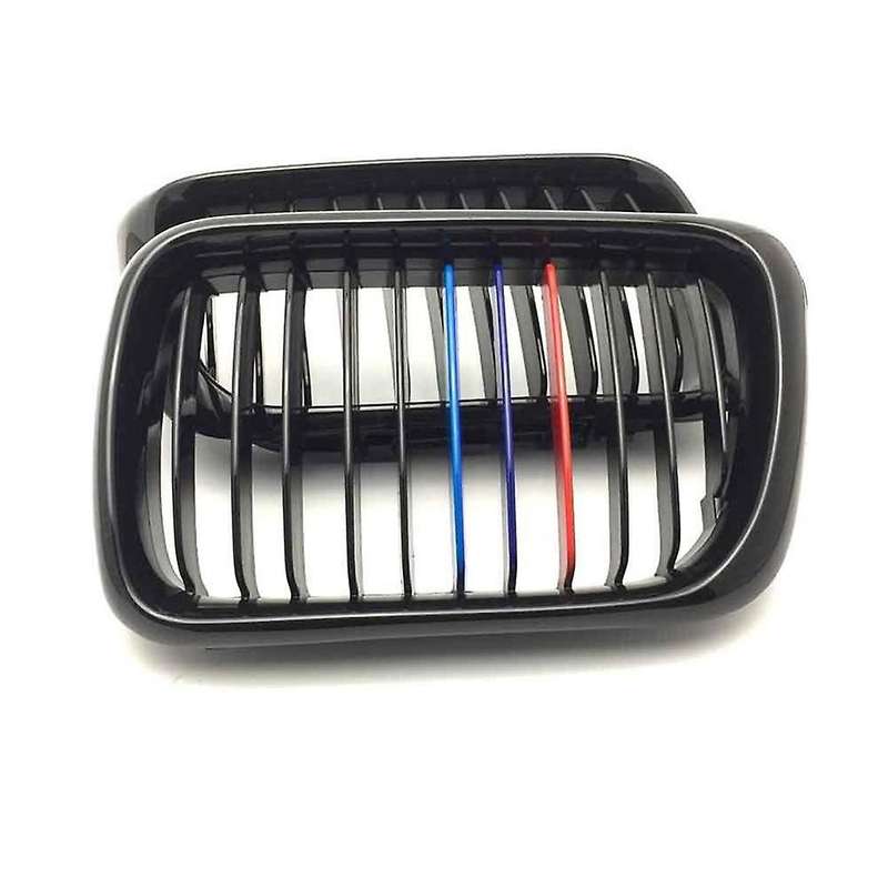 Car Glossy Black Front Hood Kidney Grill Mesh Sport Racing Grills