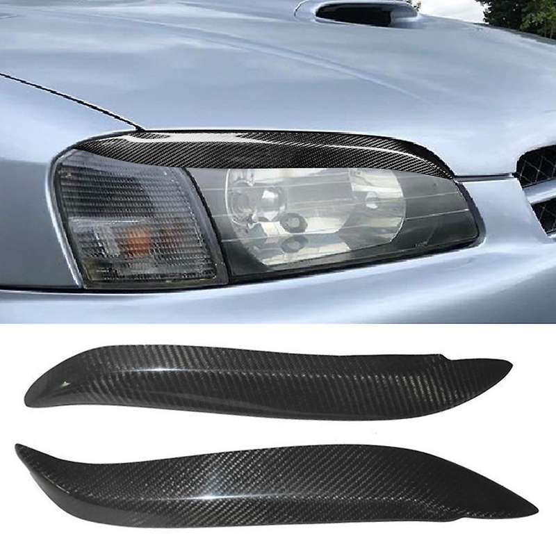 Carbon Fiber Headlight Eyebrow Cover for Starlet Glanza Ep91 96-99