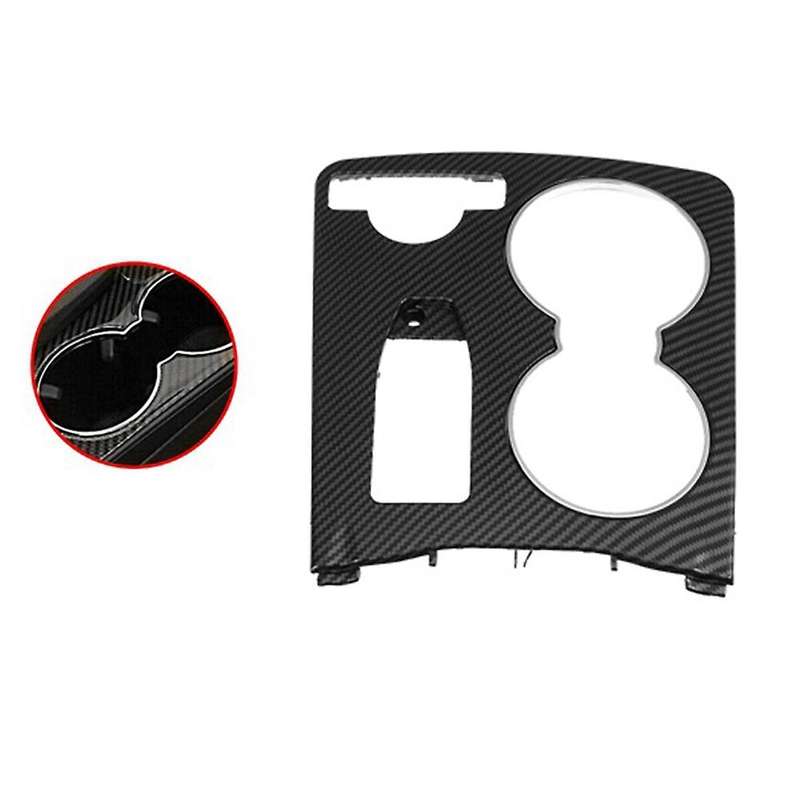 Car Carbon Fiber Drink Cup Holder Front Center Console Cup Holder