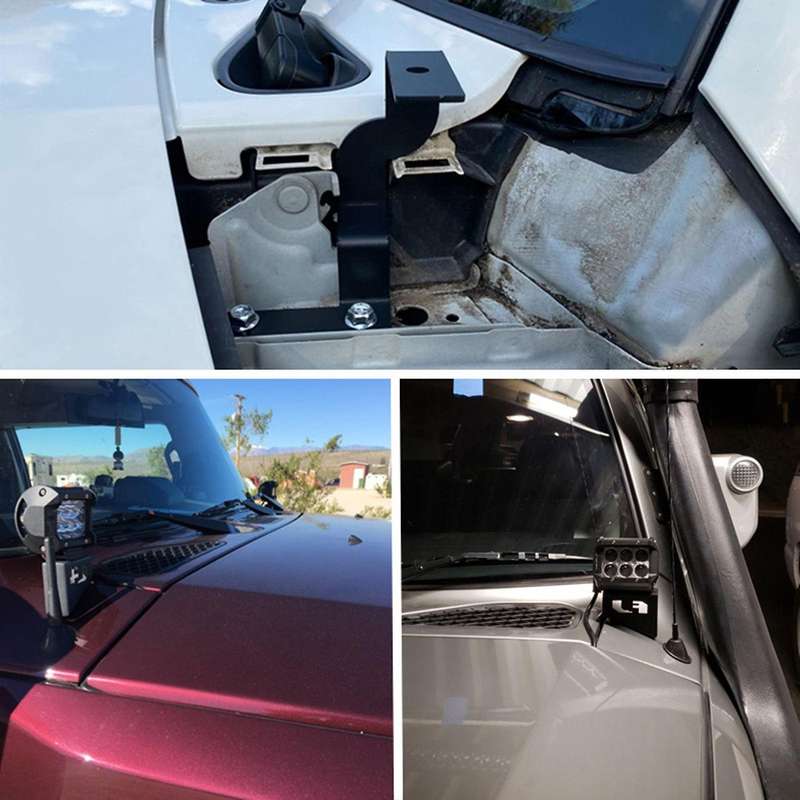 Car Led Front Cowl Light Work Lighting Bracket for Toyota Fj Cruiser