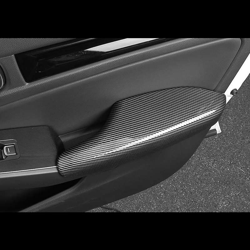 4pcs Carbon Black Car Door Armrest Panel Frame for Honda Civic 2022