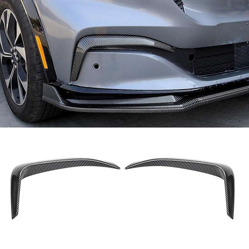 Car Carbon Fiber Front Bumper Splitter Spoilers Canard Air Knife