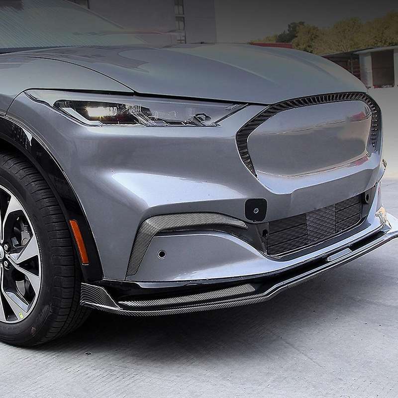 Car Carbon Fiber Front Bumper Splitter Spoilers Canard Air Knife