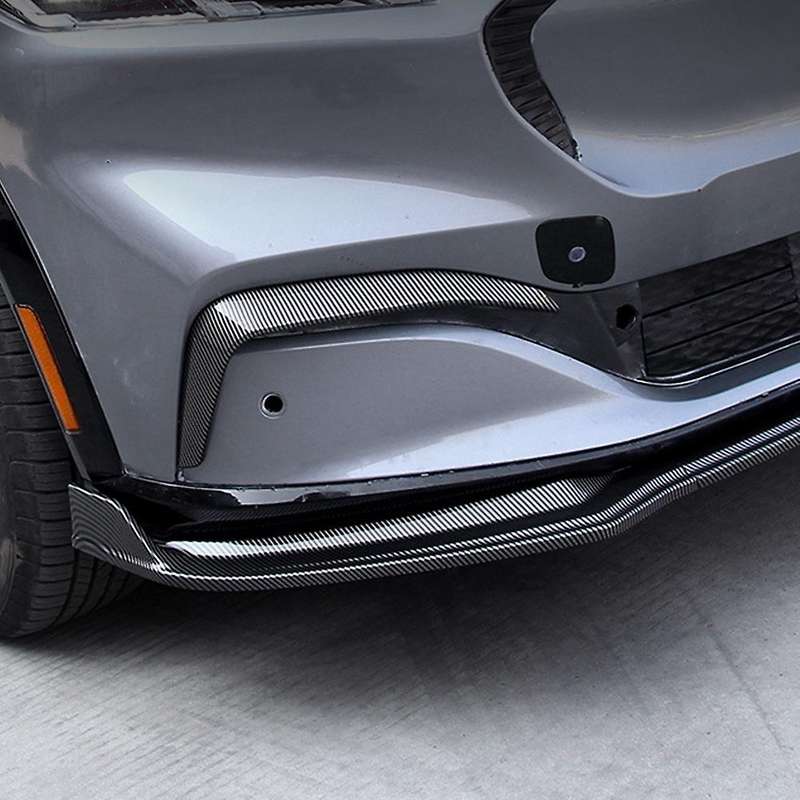 Car Carbon Fiber Front Bumper Splitter Spoilers Canard Air Knife