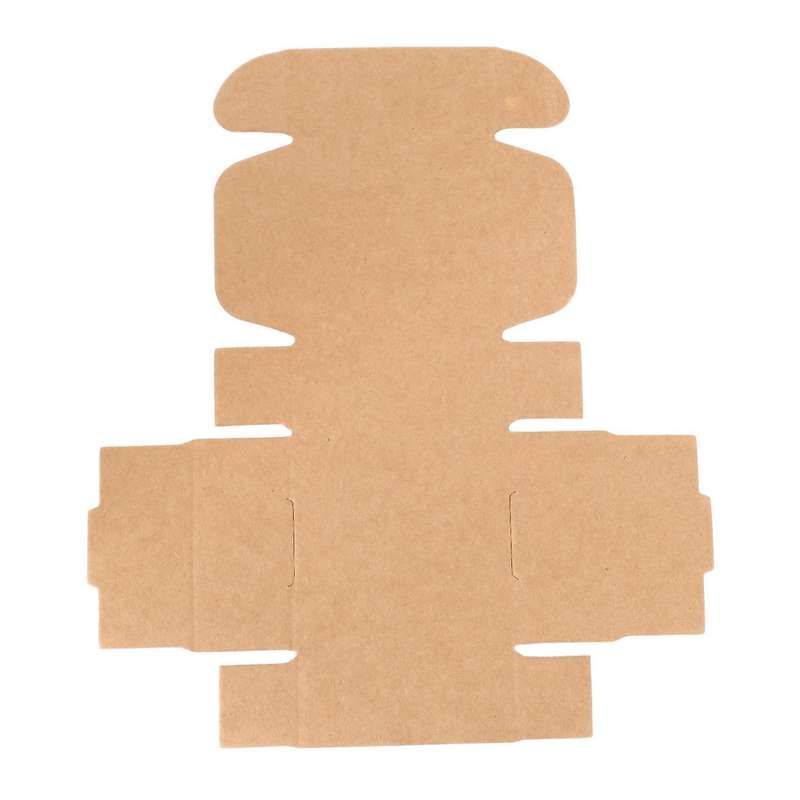200pcs Kraft Paper Box Nice Kraft Box Packaging Box Small Size-brown