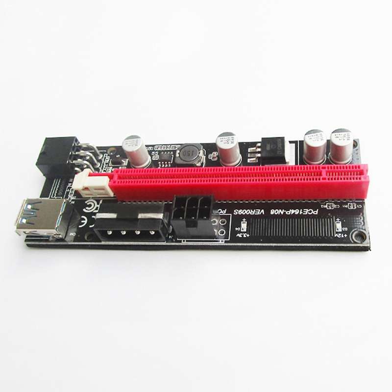 6 Pcs Ver009s Usb 3.0 Pci-e Riser Express 1x 4x 8x 16x Adapter Card
