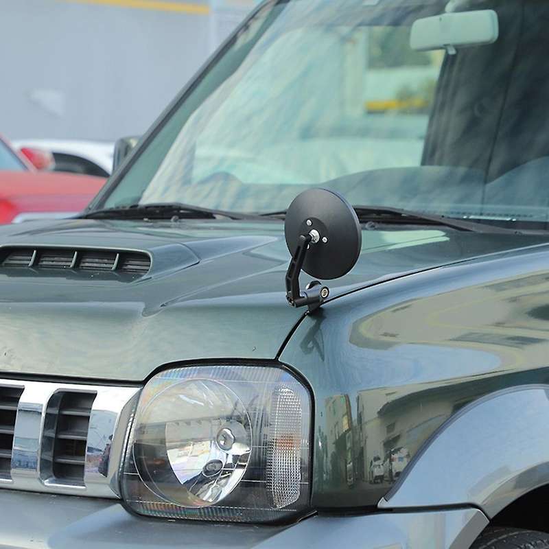 Car Hood Cover Backup Mirror for Suzuki Jimny 2012-2017(round Left)
