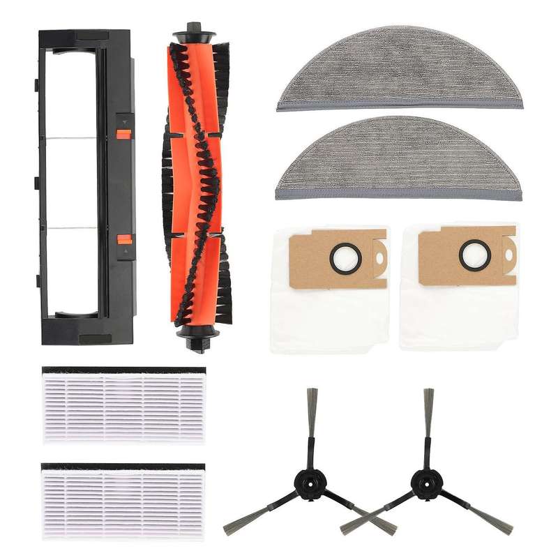 Dust Bag Side Brush for Lydsto R1 Robot Vacuum Cleaner Mop Cloth