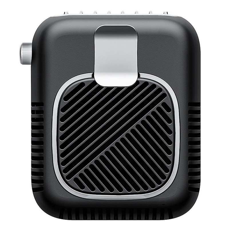 Portable Personal Hanging Waist Fan Black