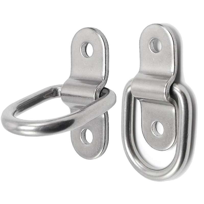 24 Pieces D-ring Tie Down D-rings Trailer Ratchet Tie Down Straps