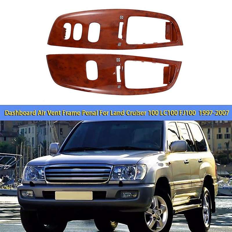 Lhd Car Wooden Air Vent Frame for Toyota Land Cruiser 100 Lc100 Fj100