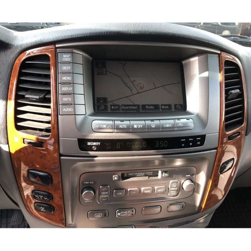 Lhd Car Wooden Air Vent Frame for Toyota Land Cruiser 100 Lc100 Fj100