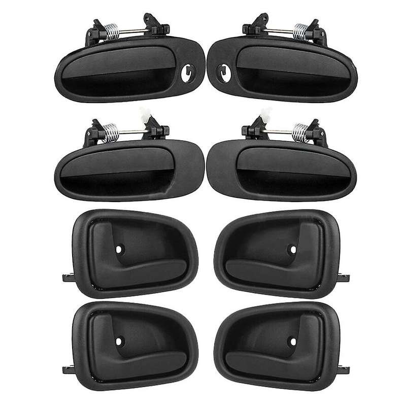 8pcs Car Exterior Interior Door Handle 69230-02030 69220-02040