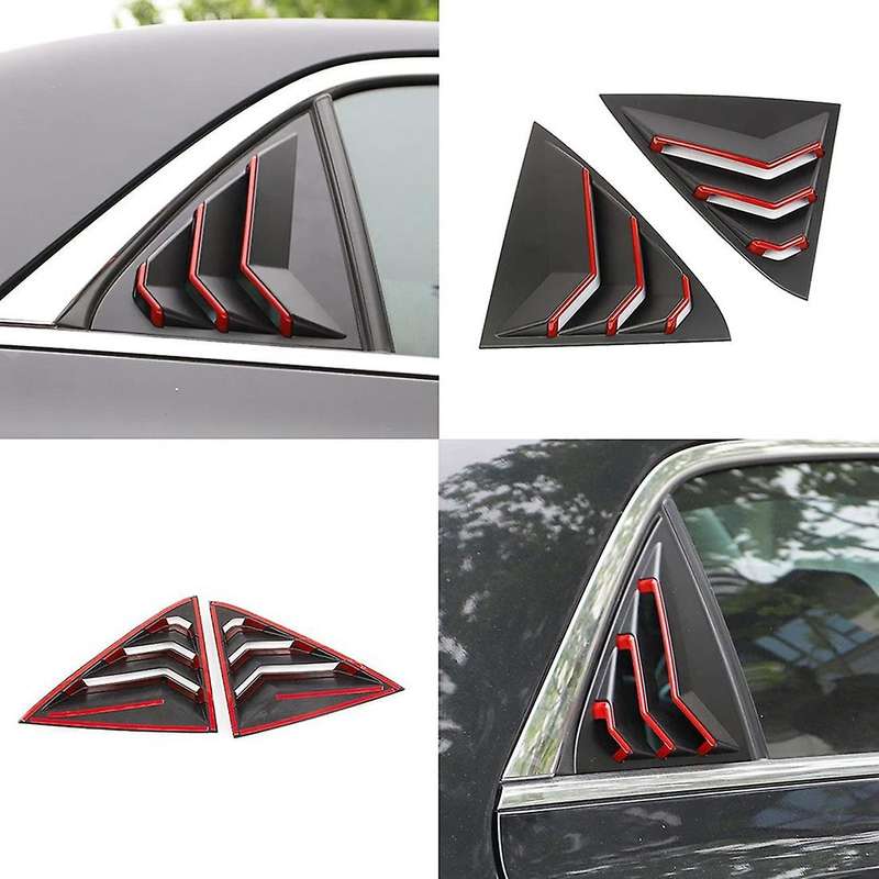 Side Window Scoop Cover for Chrysler 300/300c 2011-2022,black