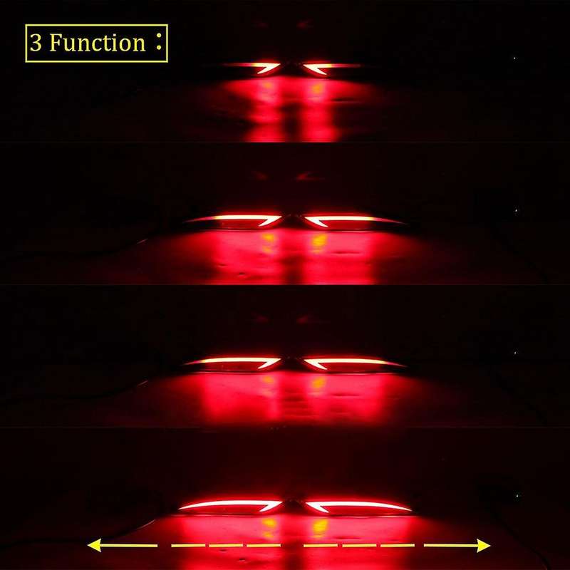 Car Led Rear Bumper Reflector Brake Light for Hyundai Sonata 10-15