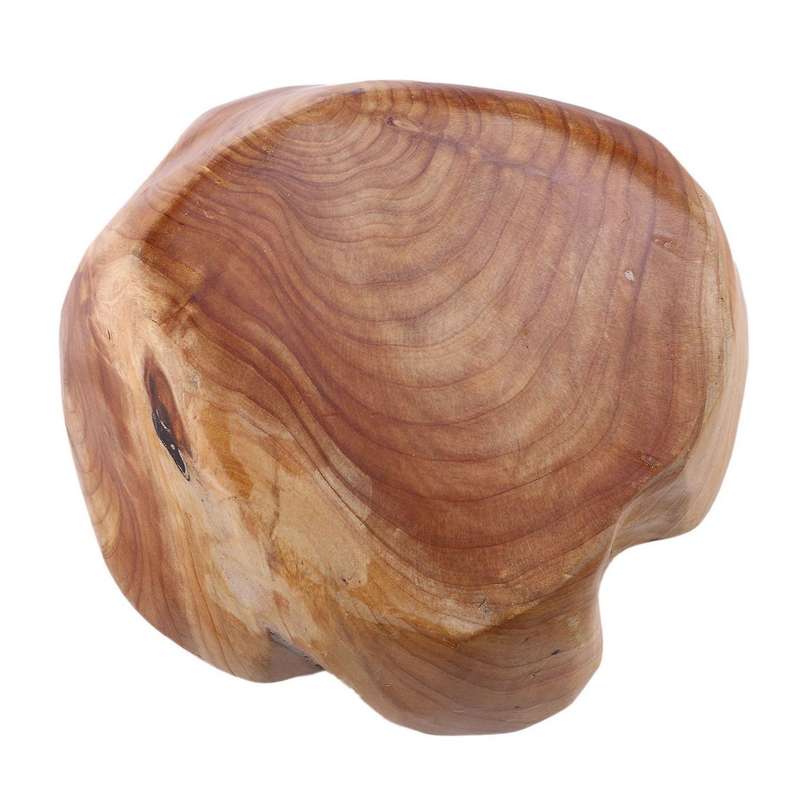 2x Household Fruit Bowl Wooden Candy Dish Carving Root 20-24 Cm