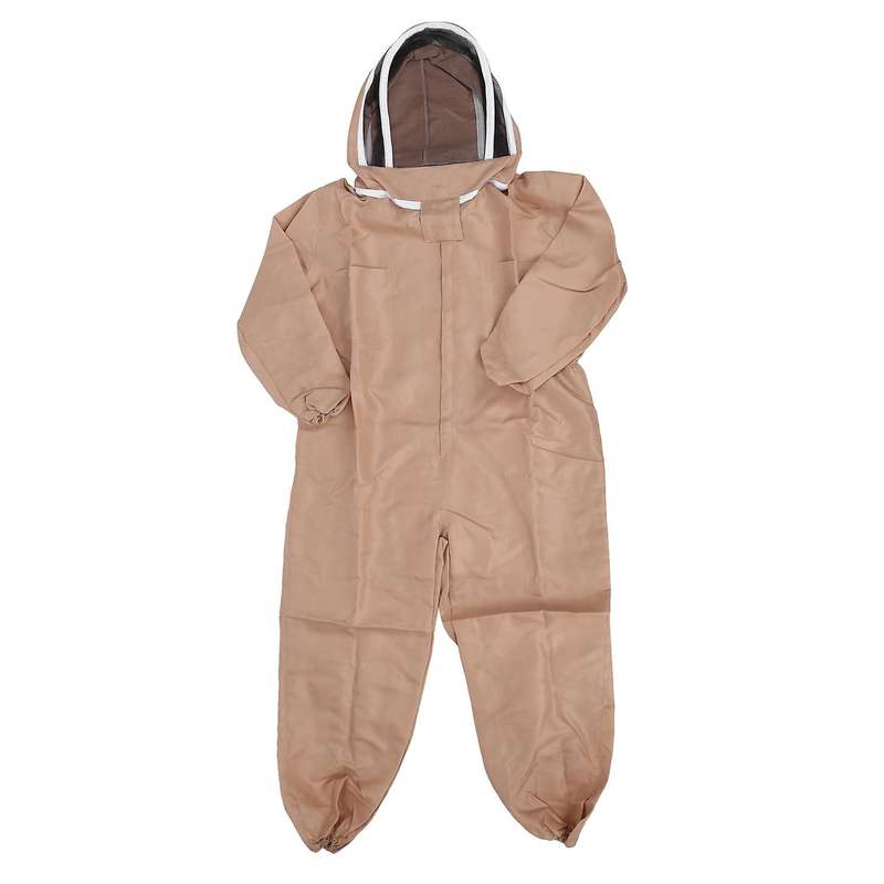 Ventilated Full Body Beekeeping Bee Keeping Suit with Leather Gloves