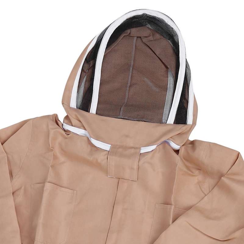 Ventilated Full Body Beekeeping Bee Keeping Suit with Leather Gloves