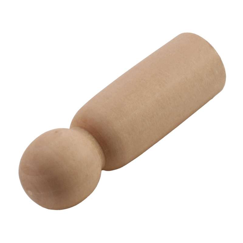 100 Pieces 65 Mm Unfinished Wooden Peg Dolls Decorations,wood Color