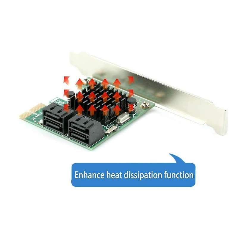 Sata 3.0 Card with 4 Sata Cables,pcie Sata Controller Expression Card