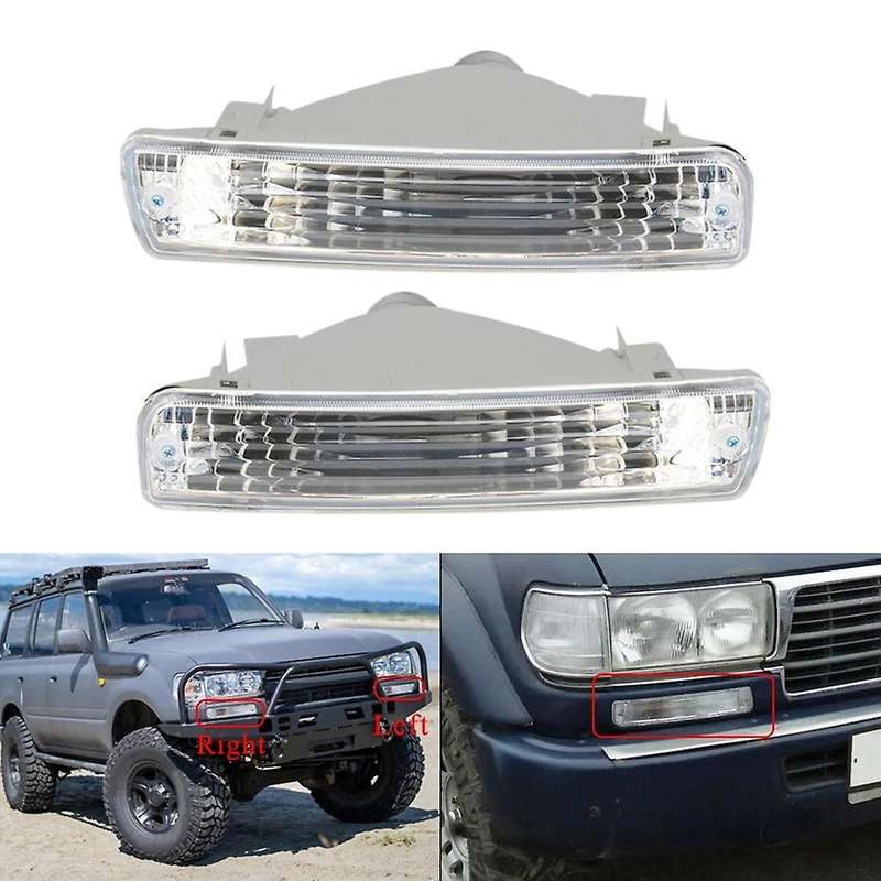 2pcs Car Front Bumper Turn Signal Lamp for Toyota Land Cruiser