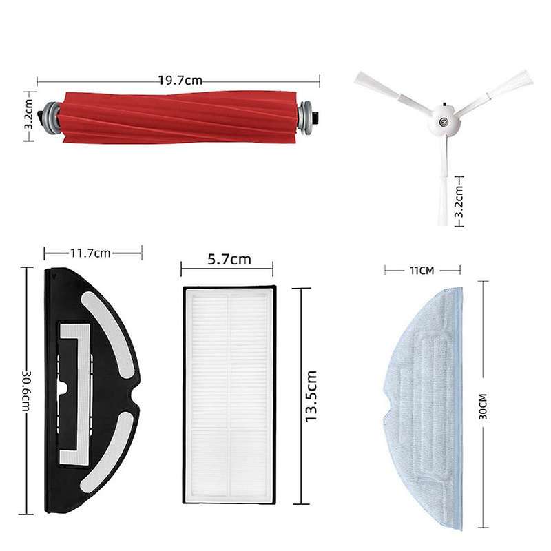 For Xiaomi Roborock G10s/g10s Pro Main Side Brush Filter Mop Cover