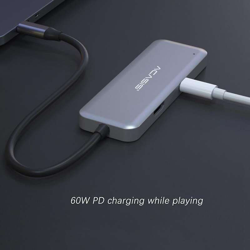 5 In 1 Type C Hub Extender Docking Station Usb Type-c for Pc Laptop