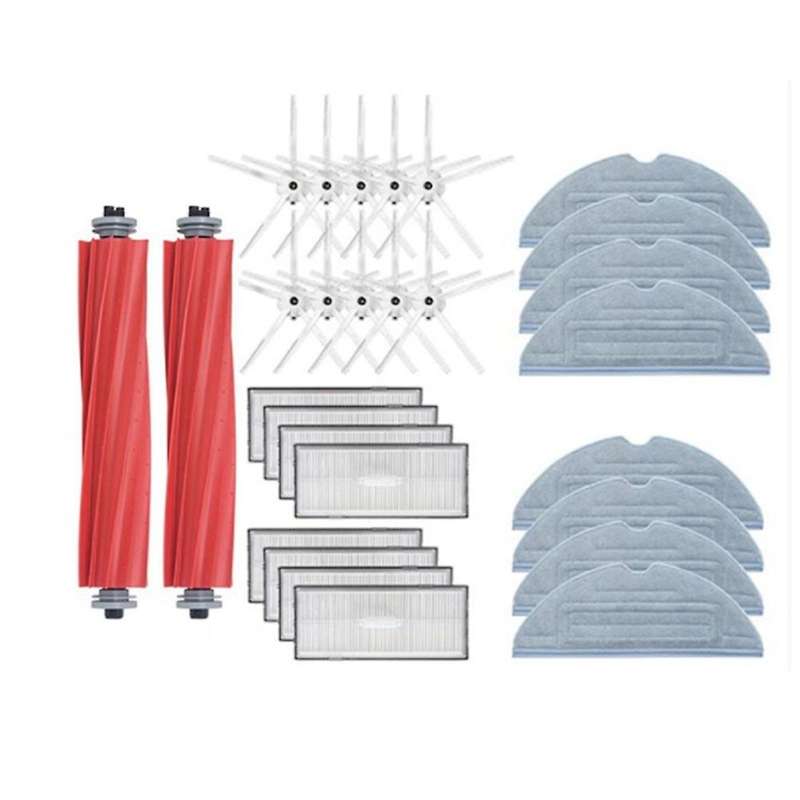 Main Side Brush Hepa Filter Mop Cloth Accessories for Roborock S7