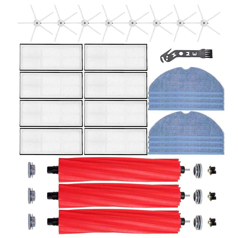 Hepa Filter Mop Cloth Main Side Brush for Xiaomi Roborock S7