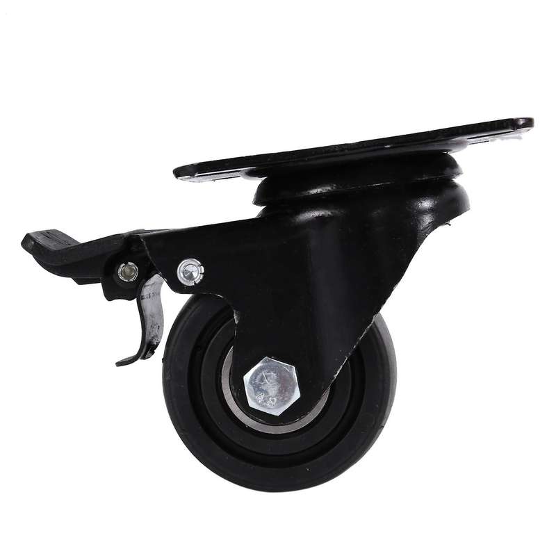 Heavy Duty Casters with Brakes, Table Casters Swivel Rubber Casters