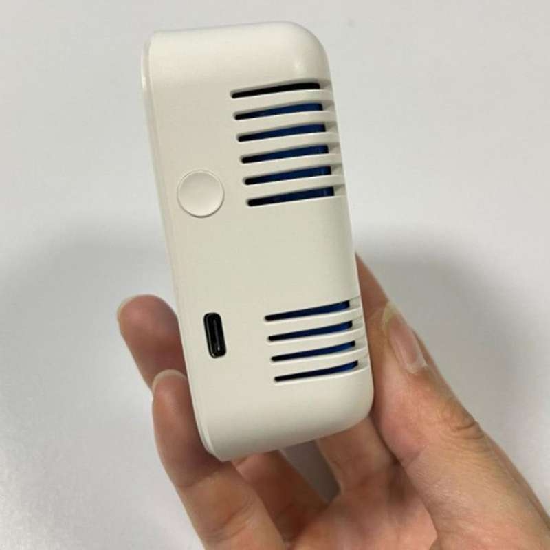 5in1 Co2 Meter Digital Humidity Tester Air Quality Detector (white)