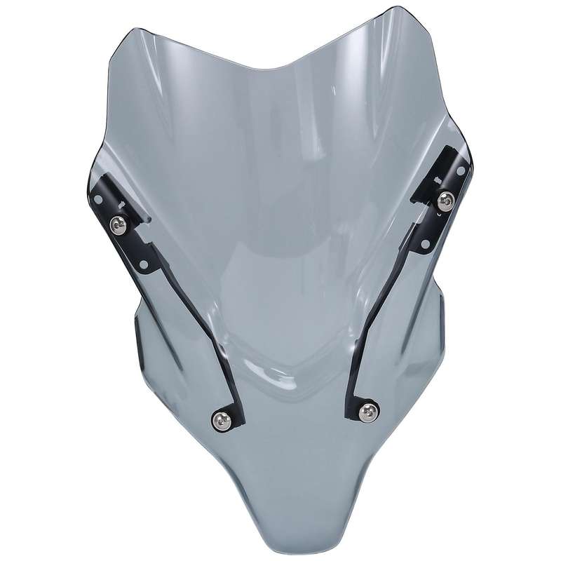Motorcycle Windshield Windscreen Wind Deflector (transparent Grey)
