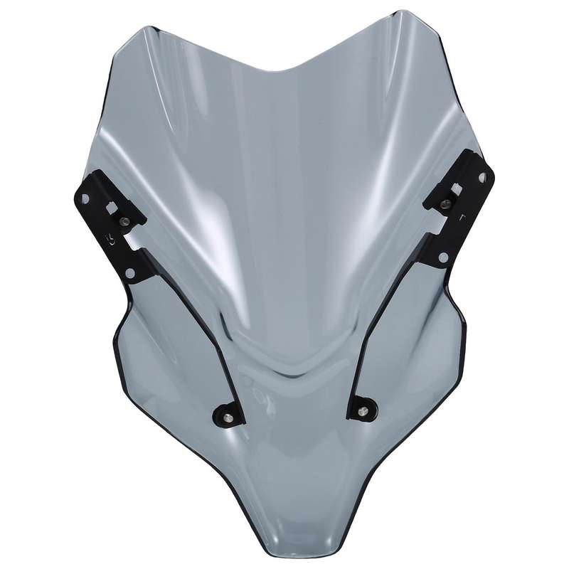 Motorcycle Windshield Windscreen Wind Deflector (transparent Grey)