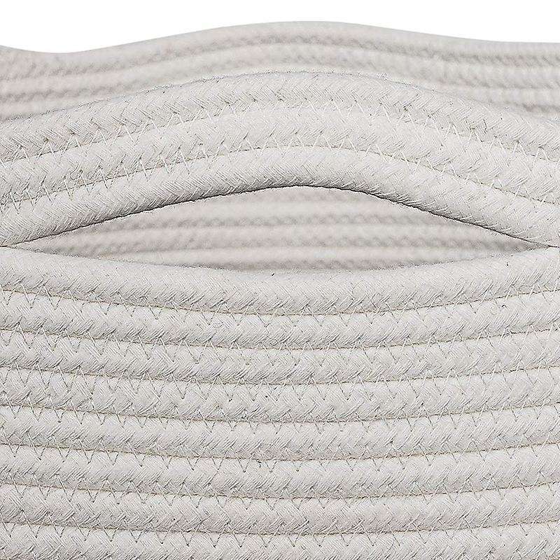 Large Cotton Rope Basket Baby Laundry Basket Woven Blanket Basket