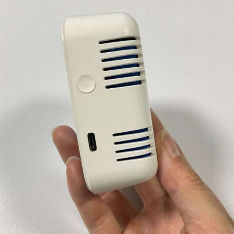 5in1 Co2 Meter Digital Humidity Tester Air Quality Detector (black)